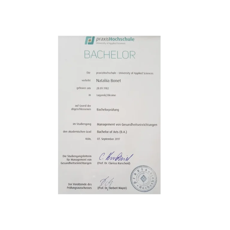 Bachelor Nataliia Bonet